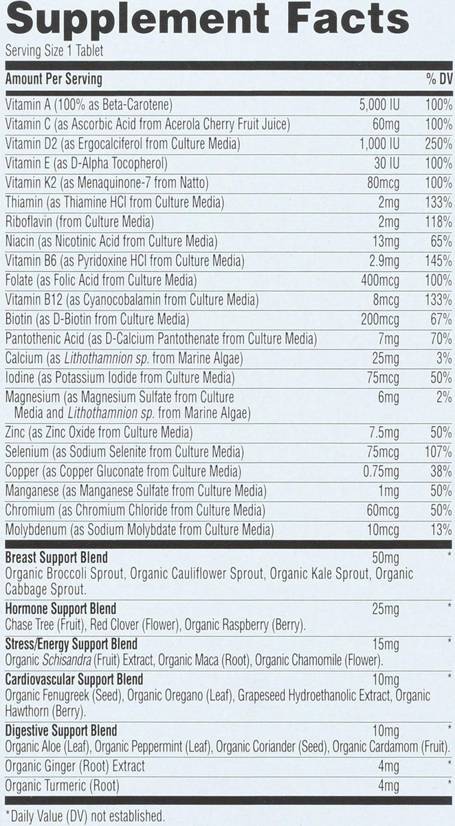 Whole Foods Market, Food-Cultured Women's +40 Multi, 60 ct