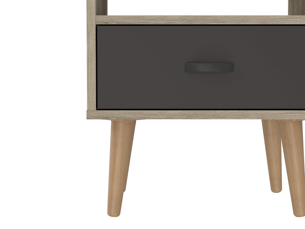 AmazonBasics Bedside Table, 45 x 38 x 53 cm, Brown