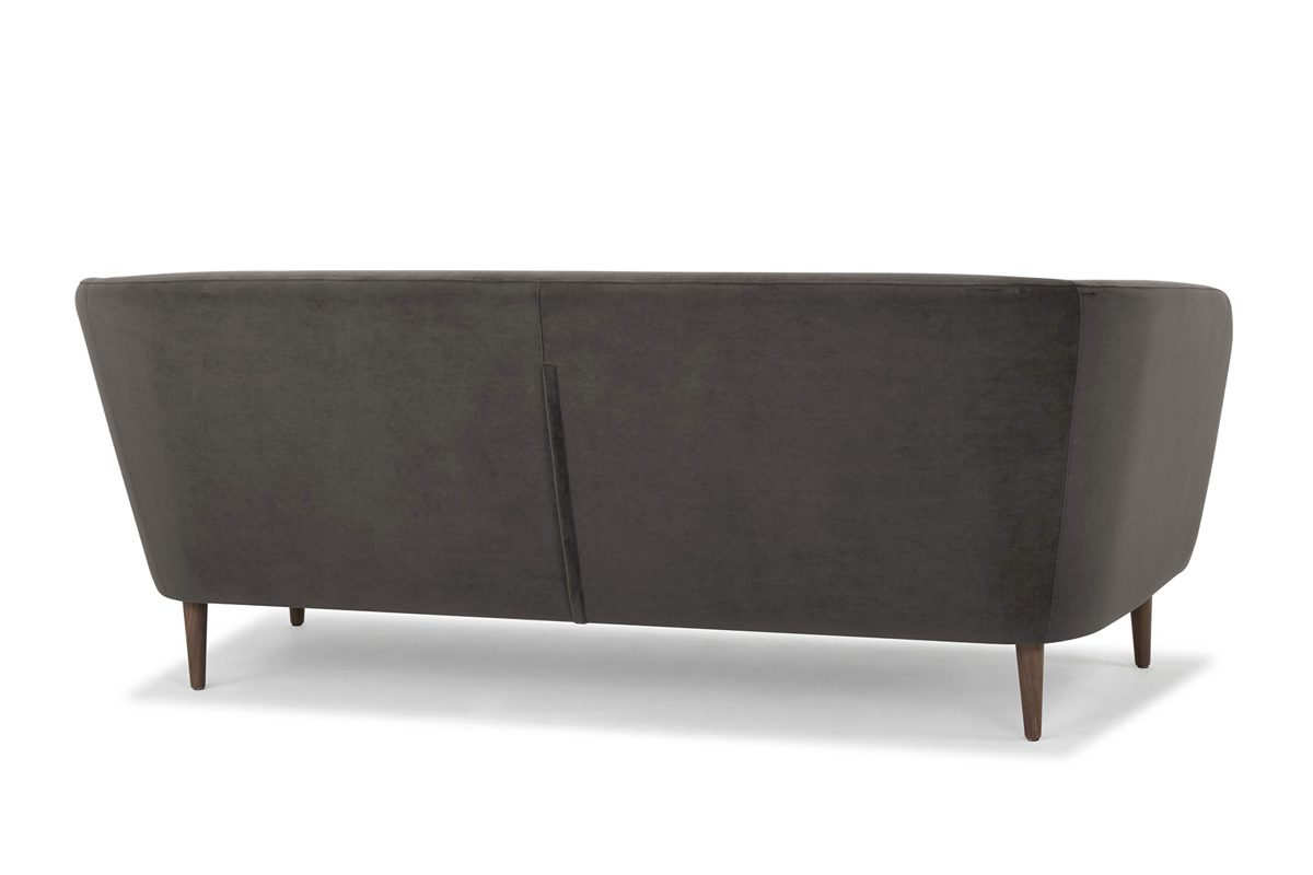 Amazon Brand - Movian Ackan 3-Seater Upholstered Sofa, 209 x 87 x 80 cm, Stain-Resistant Polyester, Dark Brown