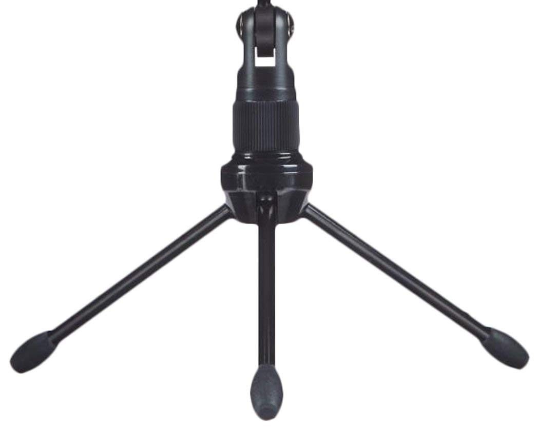 AmazonBasics Desktop Mini Condenser Microphone With Tripod - White (Renewed)