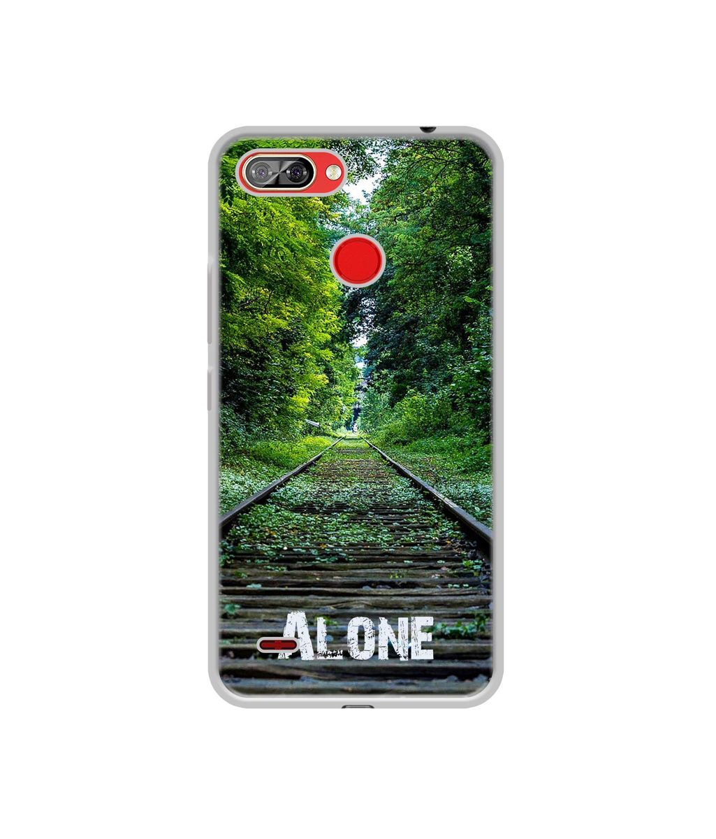 Amazon Brand - Solimo Designer Alone UV Printed Soft Back Case Mobile Cover for Itel A46