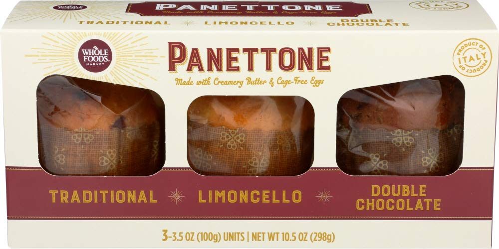 Whole Foods Market Trio Panettone, 10.5 Ounce