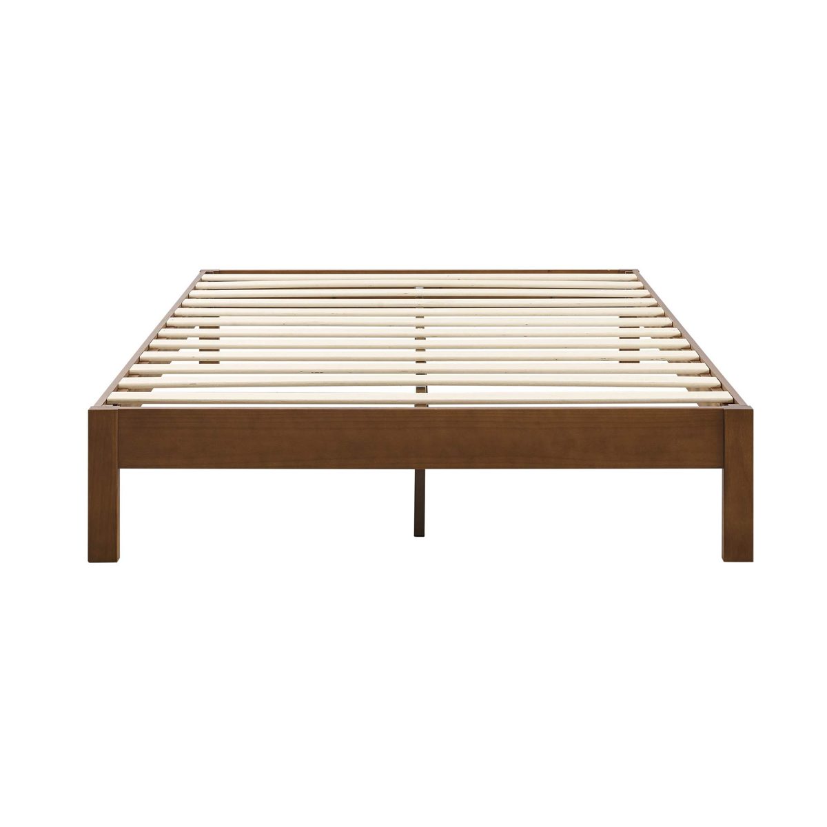 Amazon Brand – Rivet Modern Solid Pine Wood Platform Bed, King, 75.91"W, Antique Espresso