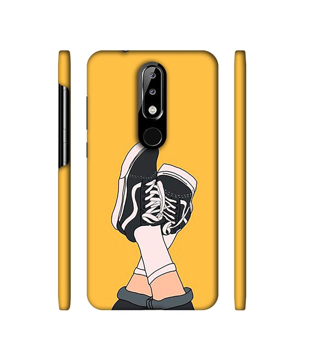 Amazon Brand - Solimo Designer Boy Shoes Pattern 3D Printed Hard Back Case Mobile Cover for Nokia 5.1 Plus
