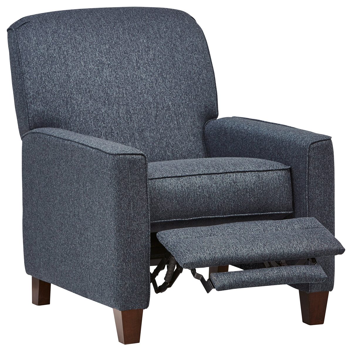 Amazon Brand – Stone & Beam Edmunds Traditional Recliner, 30"W, Blue