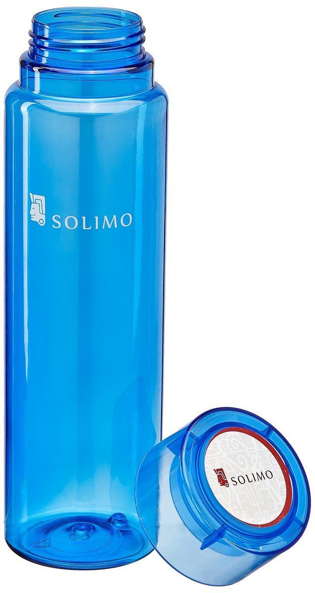 Amazon Brand - Solimo Water Bottle, 1000 ml, Set of 3, Blue