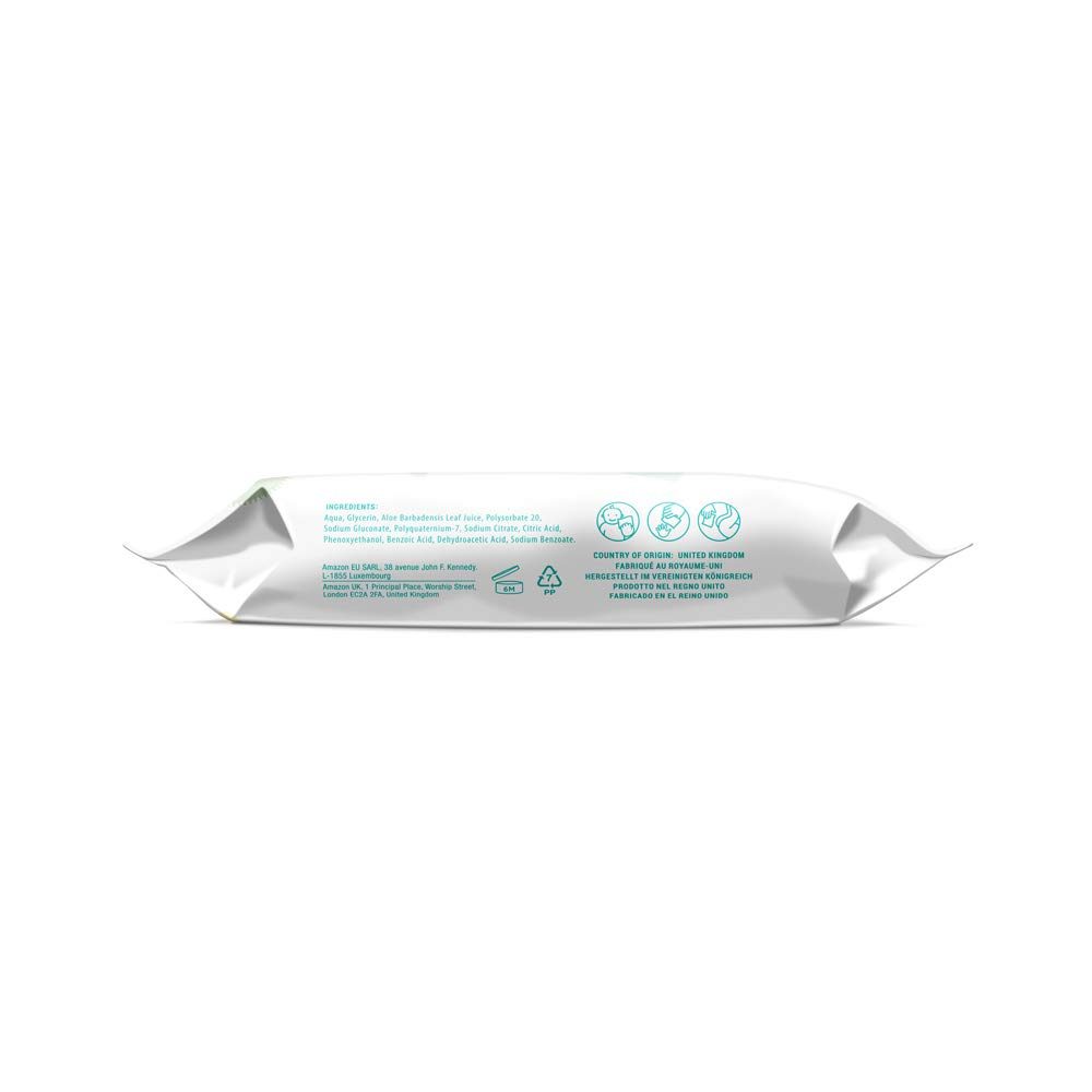 Amazon Brand - Mama Bear Sensitive Unscented Baby Wipes– Pack of 12 (Total 768 Wipes)