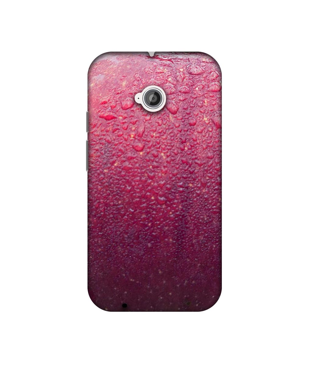 Amazon Brand - Solimo Designer Apple Texture 3D Printed Hard Back Case Mobile Cover for Motorola Moto E 2nd Generation