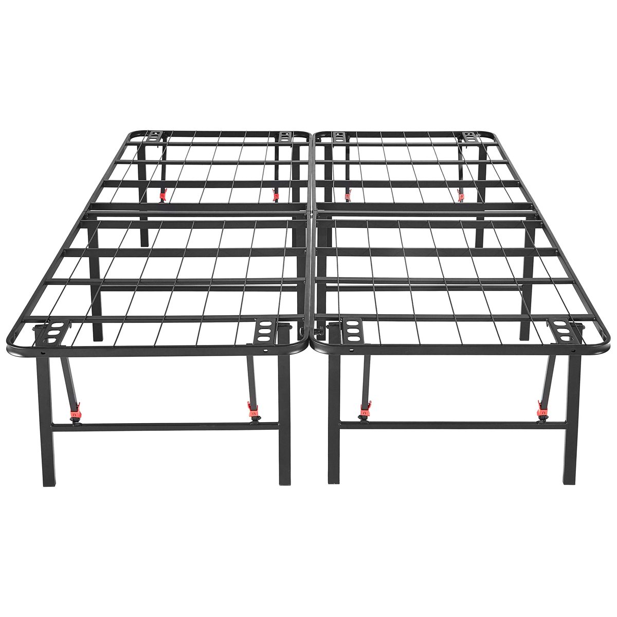 AmazonBasics Foldable Platform Bed Frame, Tool-Free Assembly, 18-Inch Height for Under-Bed Storage