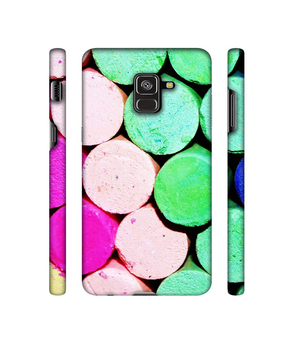 Amazon Brand - Solimo Designer Wax Color 3D Printed Hard Back Case Mobile Cover for Samsung Galaxy A8 Plus