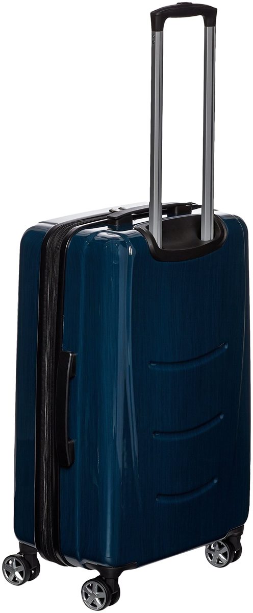 AmazonBasics Hardside Luggage Spinner - 68cm, Navy Blue