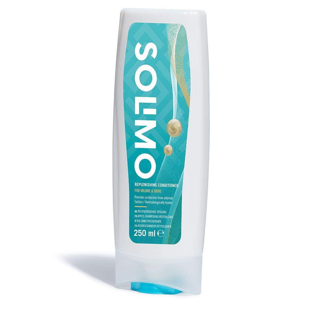 Amazon Brand - Solimo Replenishing Hair Conditioner for Volume & Shine - Pack of 4 (4 bottles x 250ml)