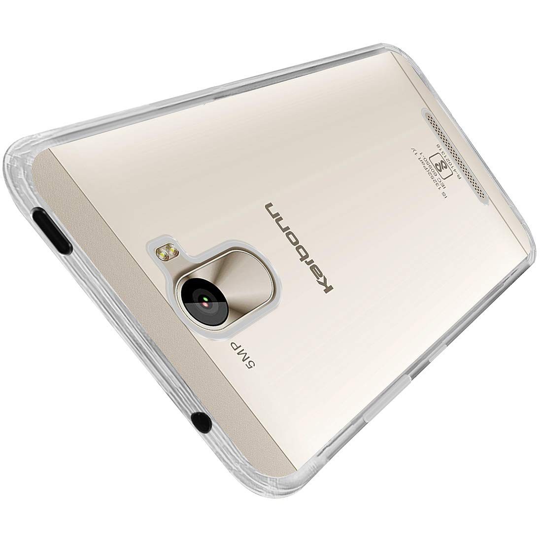 Amazon Brand - Solimo Mobile Cover for Karbonn Aura Power 4G Plus (Soft & Flexible Back Case), Transparent