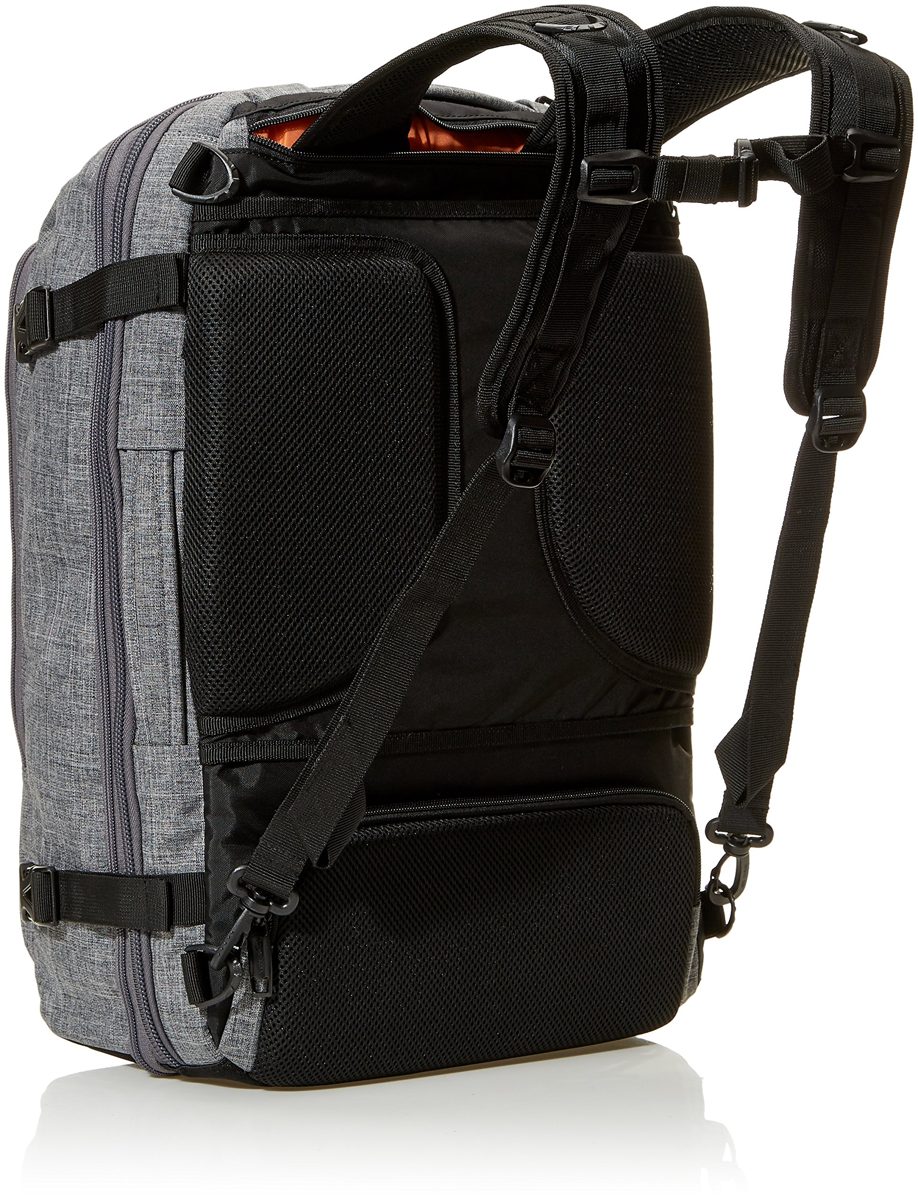 AmazonBasics Slim Travel Backpack Grey
