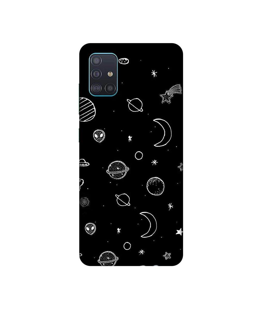 Amazon Brand - Solimo Designer Solar System 3D Printed Hard Back Case Mobile Cover for Samsung Galaxy A51