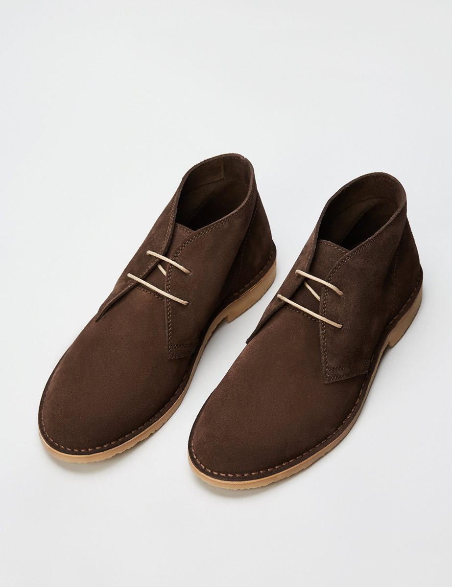 find. Men's Classic Chukka Boots, Brown (Chocolate), 10.5/11 UK