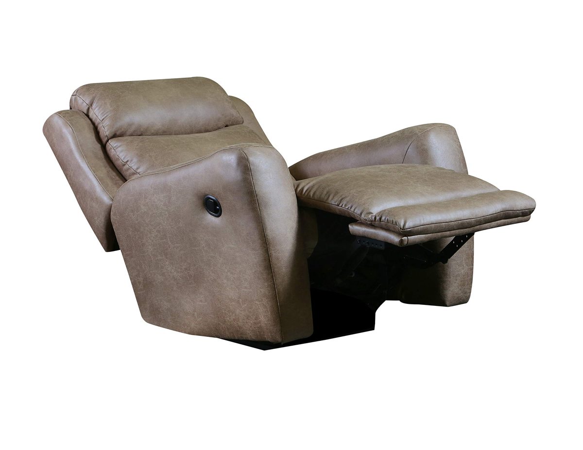 Ravenna Home Viewridge Upholstered Recliner Chair, 42"W, Brown