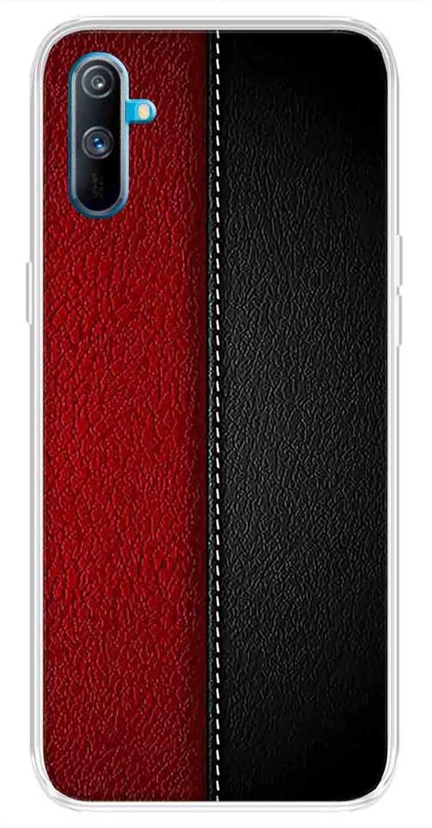 Amazon Brand - Solimo Designer Multicolor Leather Pattern Printed Soft Back Case Mobile Cover for Realme C3