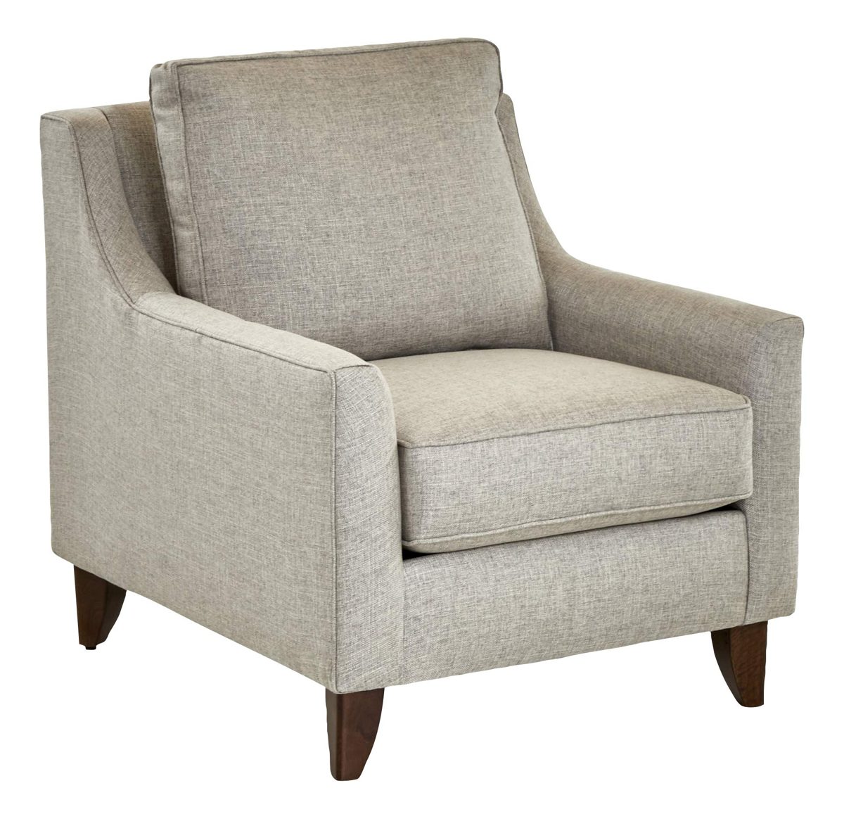 Amazon Brand – Stone & Beam Troy Upholstered Accent Chair, 33"W, Ash Gray