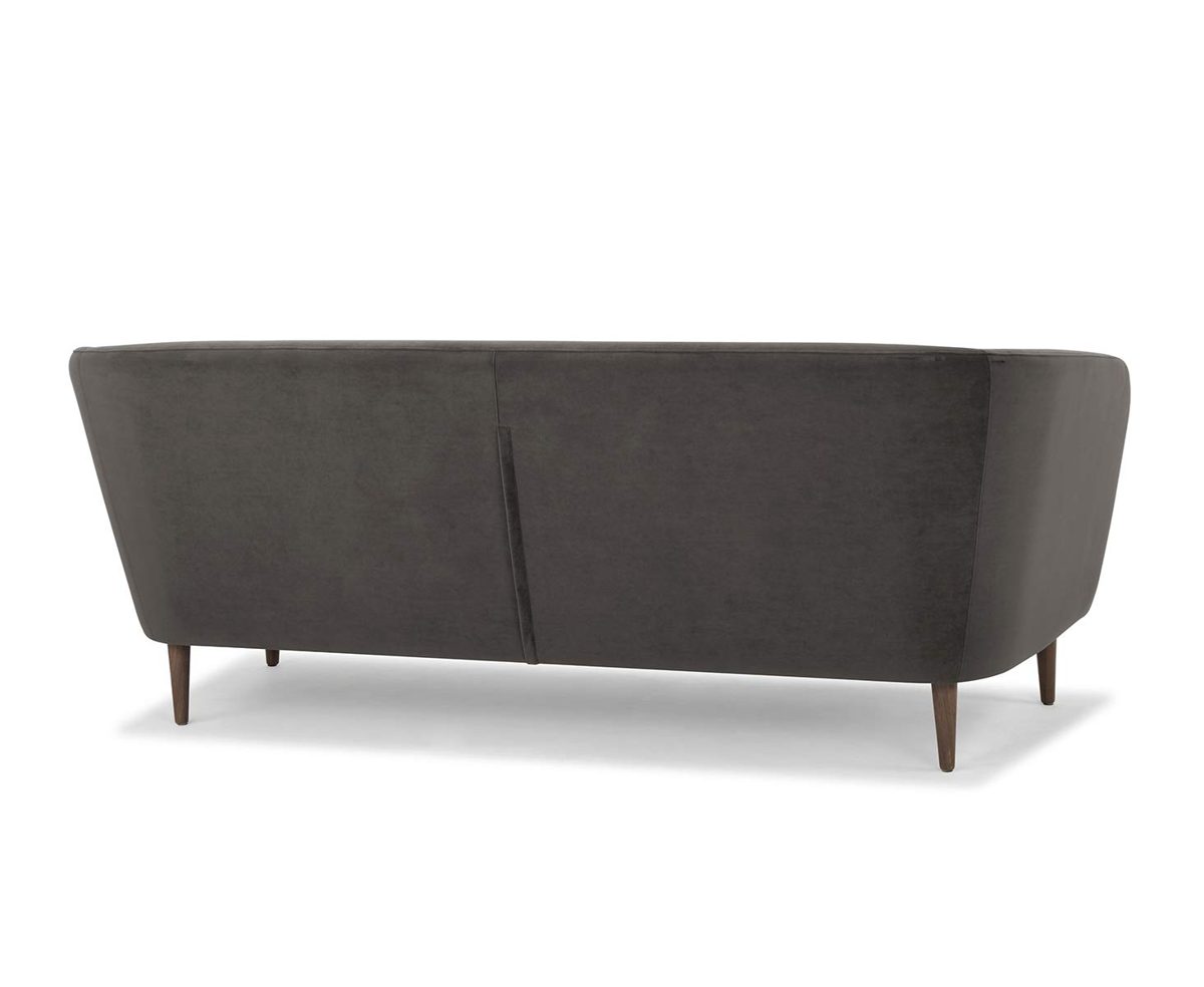 Amazon Brand - Movian Ackan 3-Seater Upholstered Sofa, 209 x 87 x 80 cm, Stain-Resistant Polyester, Dark Brown
