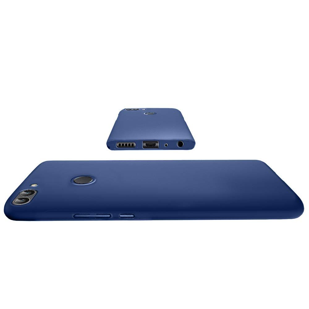 Amazon Brand - Solimo Huawei P Smart Mobile Cover (Hard Back & Slim),Blue