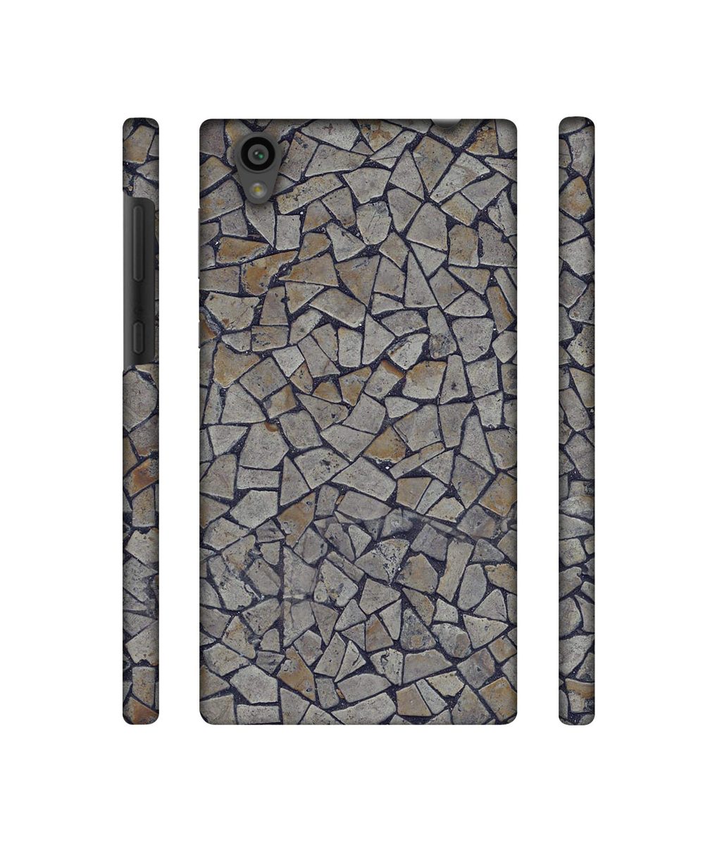 Amazon Brand - Solimo Designer Marble Pices 3D Printed Hard Back Case Mobile Cover for Sony Xperia L1