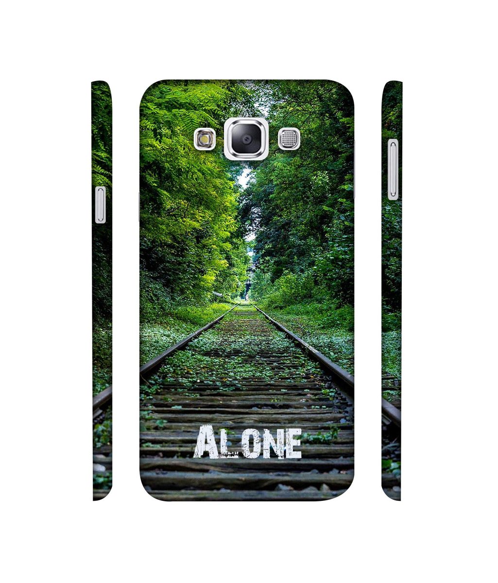 Amazon Brand - Solimo Designer Alone 3D Printed Hard Back Case Mobile Cover for Samsung Galaxy E7