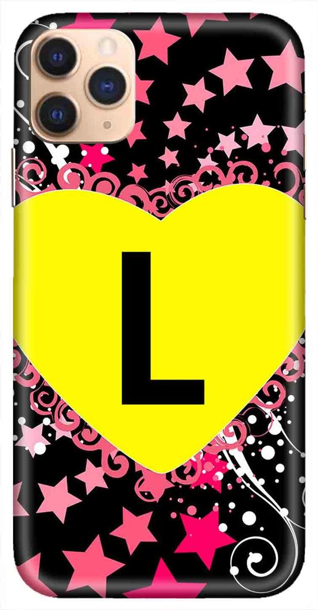 Amazon Brand - Solimo Designer Heart Pattern Alphabet-L 3D Printed Hard Back Case Mobile Cover for Apple iPhone 11 Pro