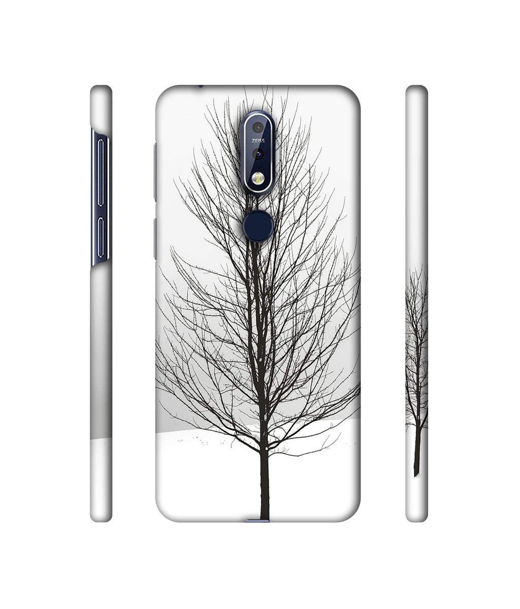 Amazon Brand - Solimo Designer Tree Sketch 3D Printed Hard Back Case Mobile Cover for Nokia 7.1