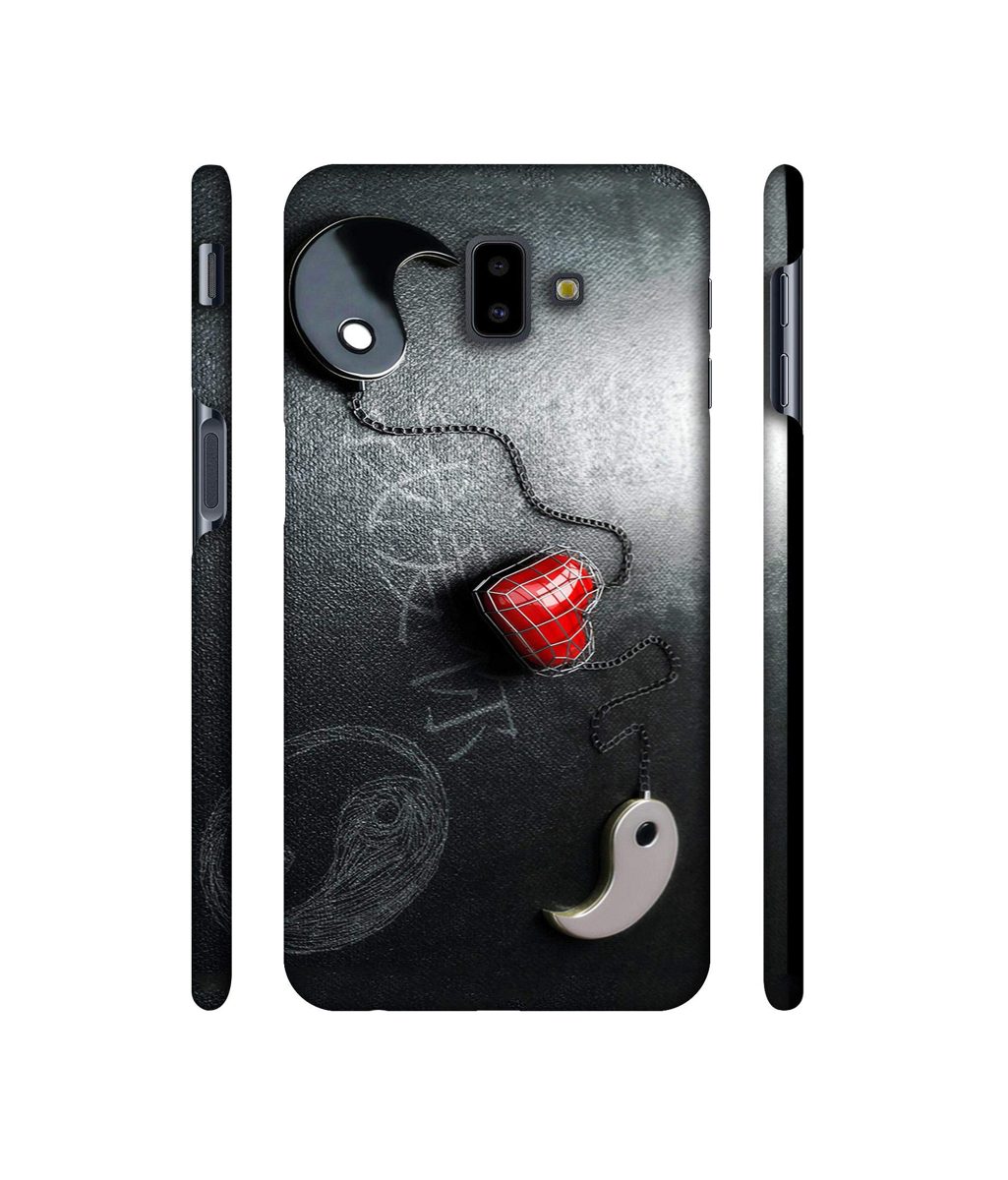 Amazon Brand - Solimo Designer Chinnese Yin and Yang 3D Printed Hard Back Case Mobile Cover for Samsung Galaxy J6 Plus