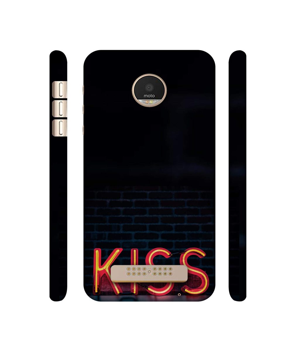 Amazon Brand - Solimo Designer Kiss 3D Printed Hard Back Case Mobile Cover for Motorola Moto Z Play