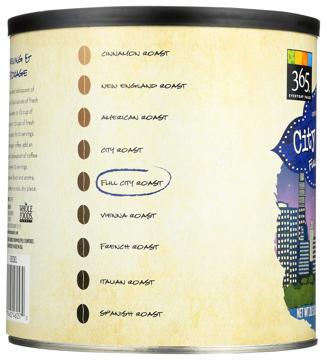365 Everyday Value, City Limits Coffee, 28.5 oz