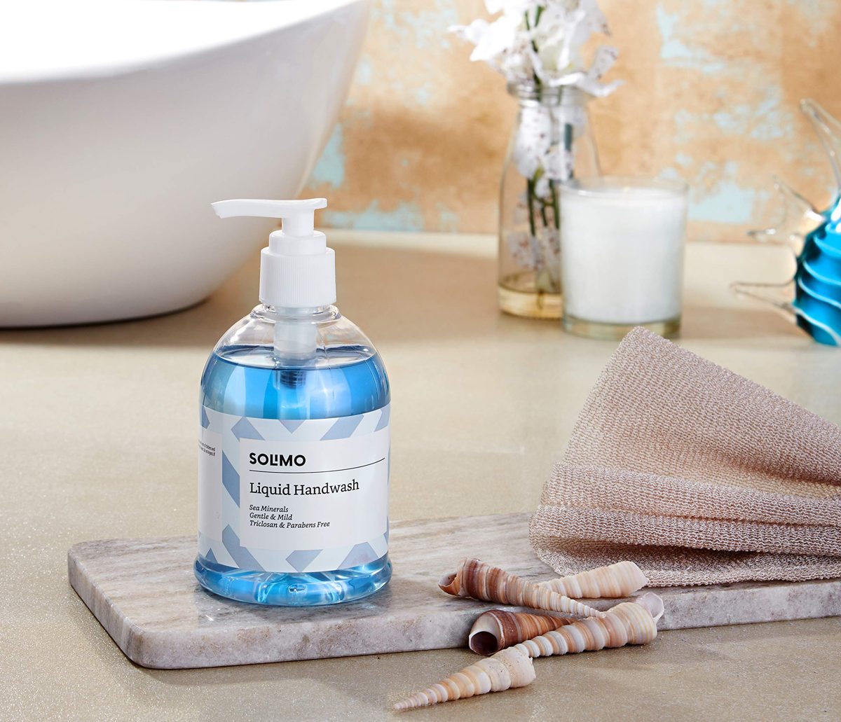 Amazon Brand - Solimo Handwash Liquid, Sea Minerals - 250 ml