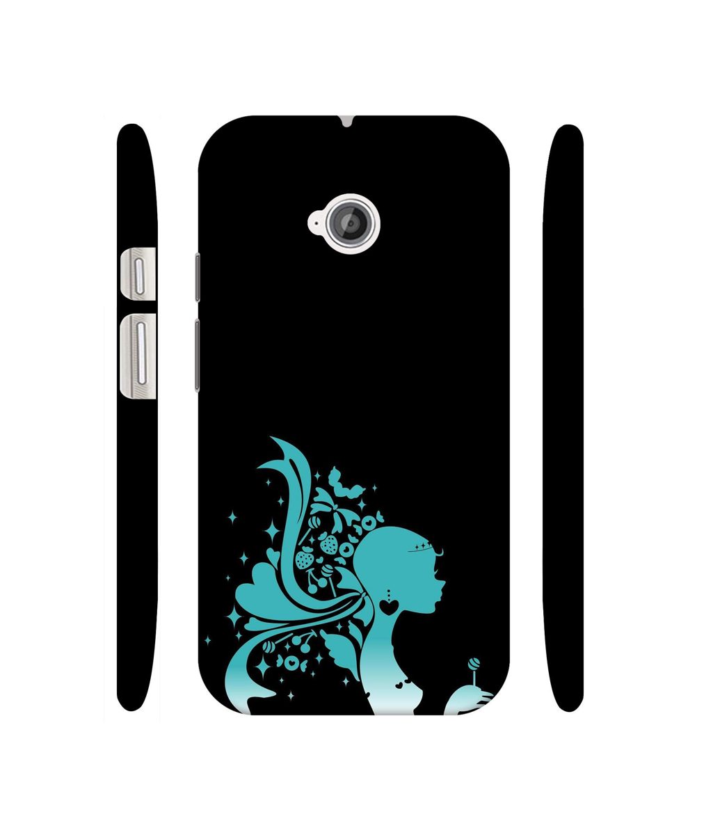 Amazon Brand - Solimo Designer Lady Vector N 3D Printed Hard Back Case Mobile Cover for Motorola Moto E 2nd Generation