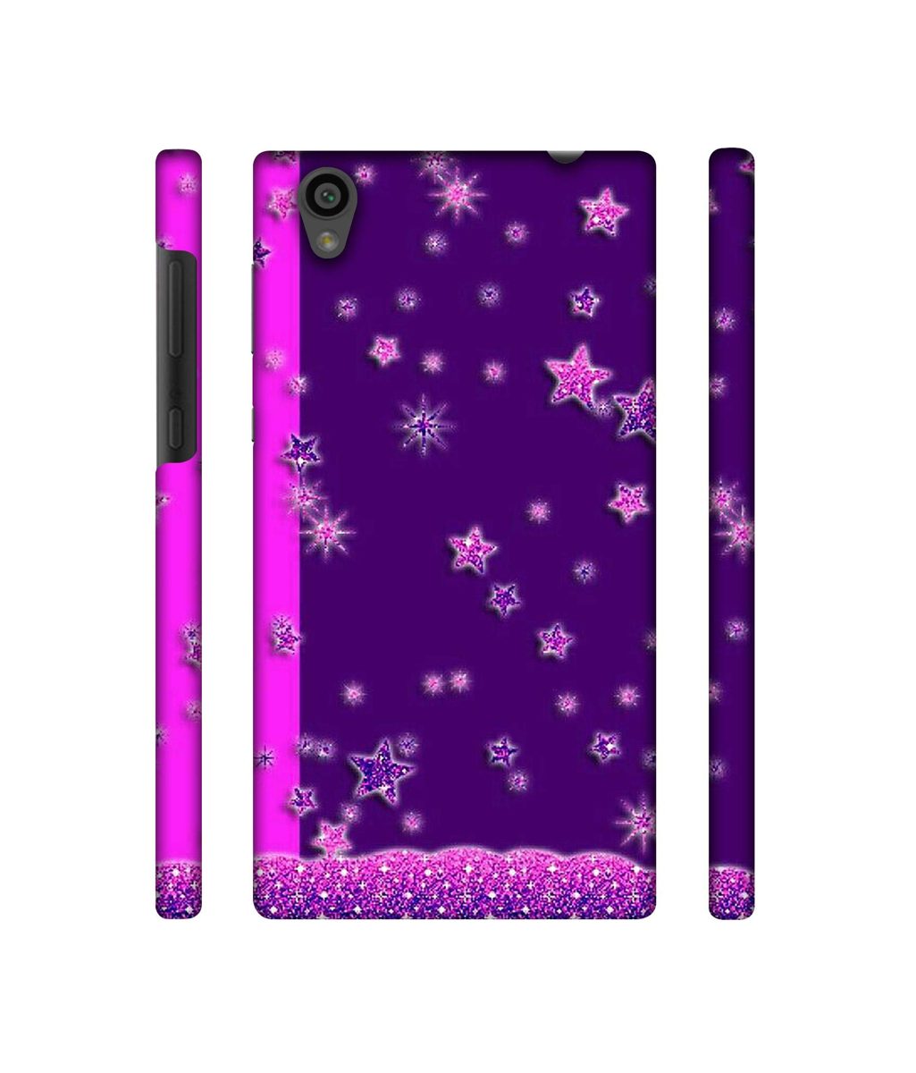 Amazon Brand - Solimo Designer Sparkling Stars 3D Printed Hard Back Case Mobile Cover for Sony Xperia L1