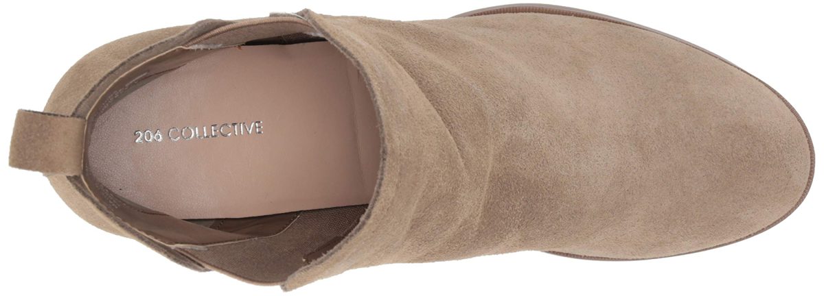 206 Collective Amazon Brand Women's Kamy Ankle Boot, Taupe, 5.5 B US