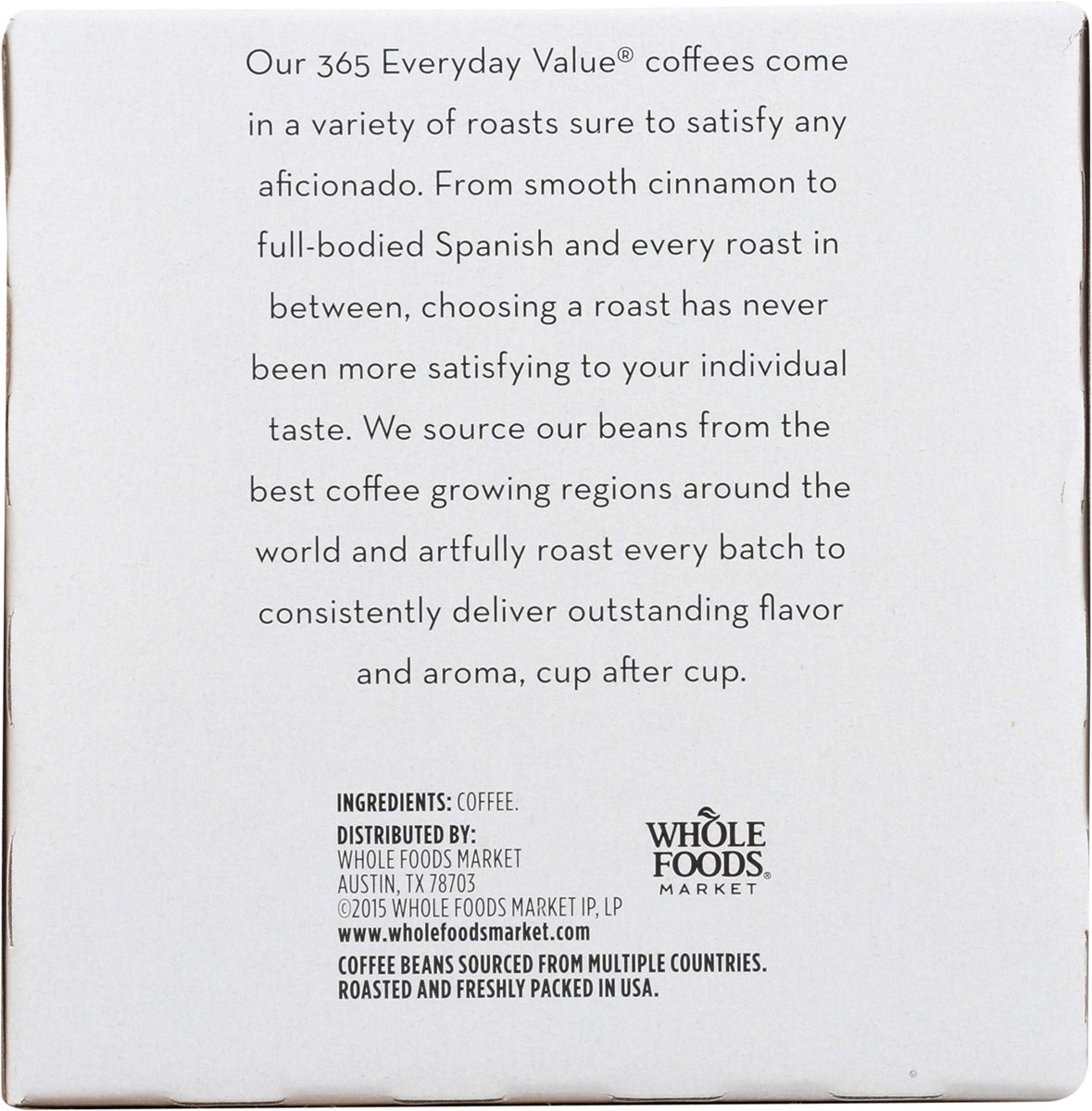 365 Everyday Value, Decaf House Blend Coffee Capsules, 12 ct