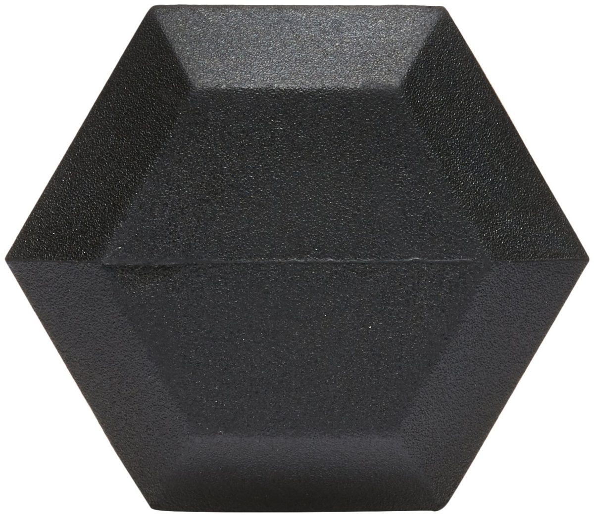 AmazonBasics Rubber Encased Hex Dumbbell Weight - 11.3 x 4.5 x 4.3 Inches, 15 Pounds, Pack of 1