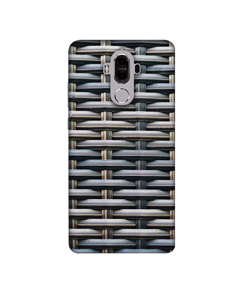 Amazon Brand - Solimo Designer Wooden Blocks Checks 3D Printed Hard Back Case Mobile Cover for Huawei Mate 9