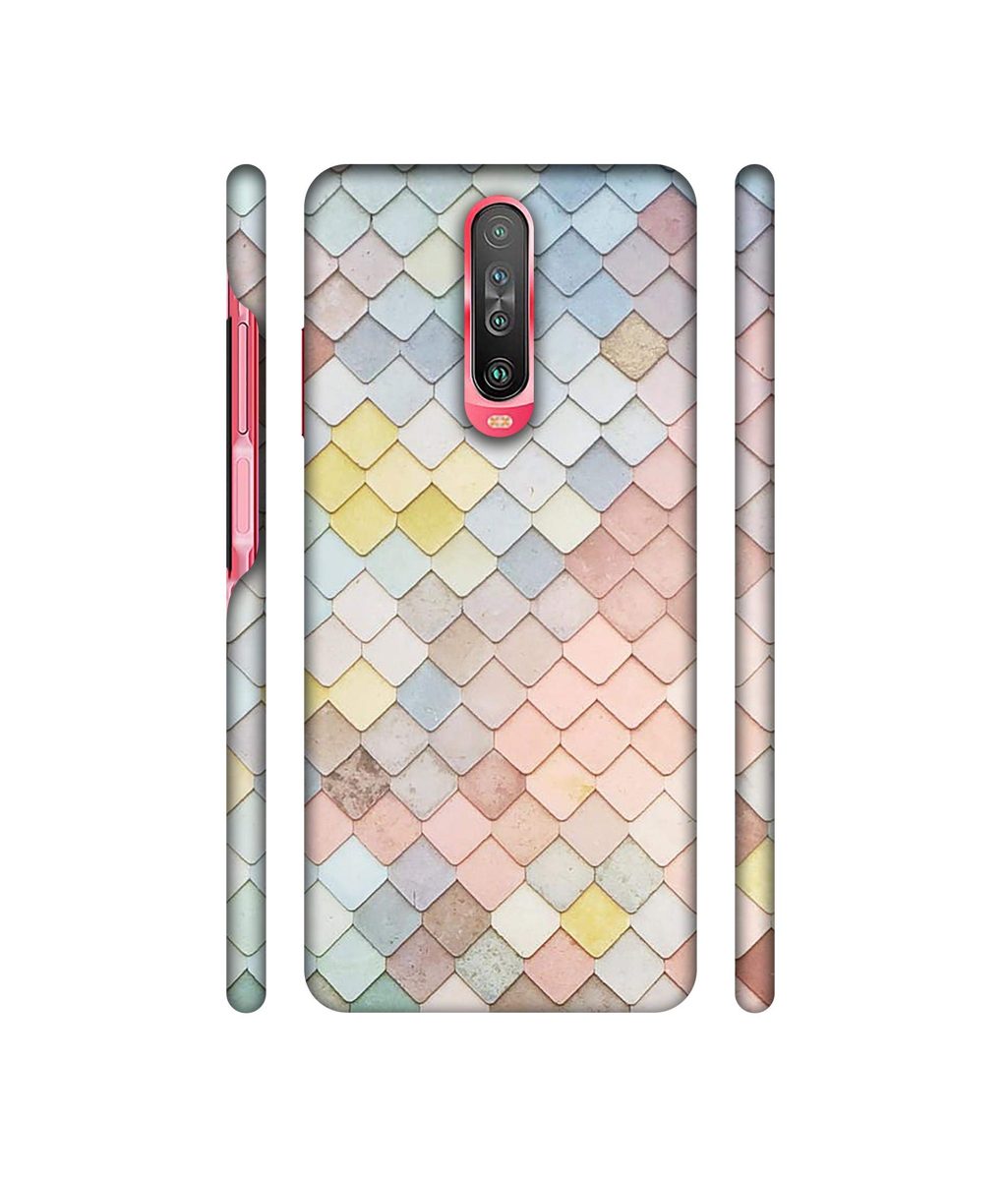 Amazon Brand - Solimo Designer Small Squre Texture 3D Printed Hard Back Case Mobile Cover for Poco X2 / Mi Redmi K30