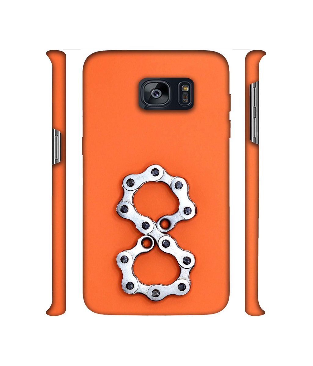 Amazon Brand - Solimo Designer Number Eight 3D Printed Hard Back Case Mobile Cover for Samsung Galaxy S7 Edge