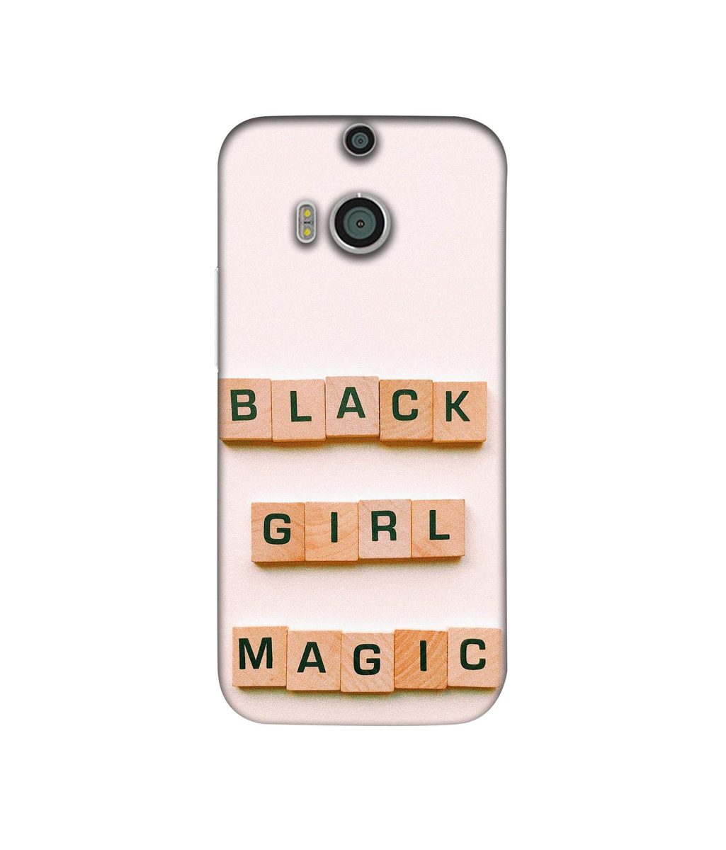 Amazon Brand - Solimo Designer Black Girl Magic 3D Printed Hard Back Case Mobile Cover for HTC One M8