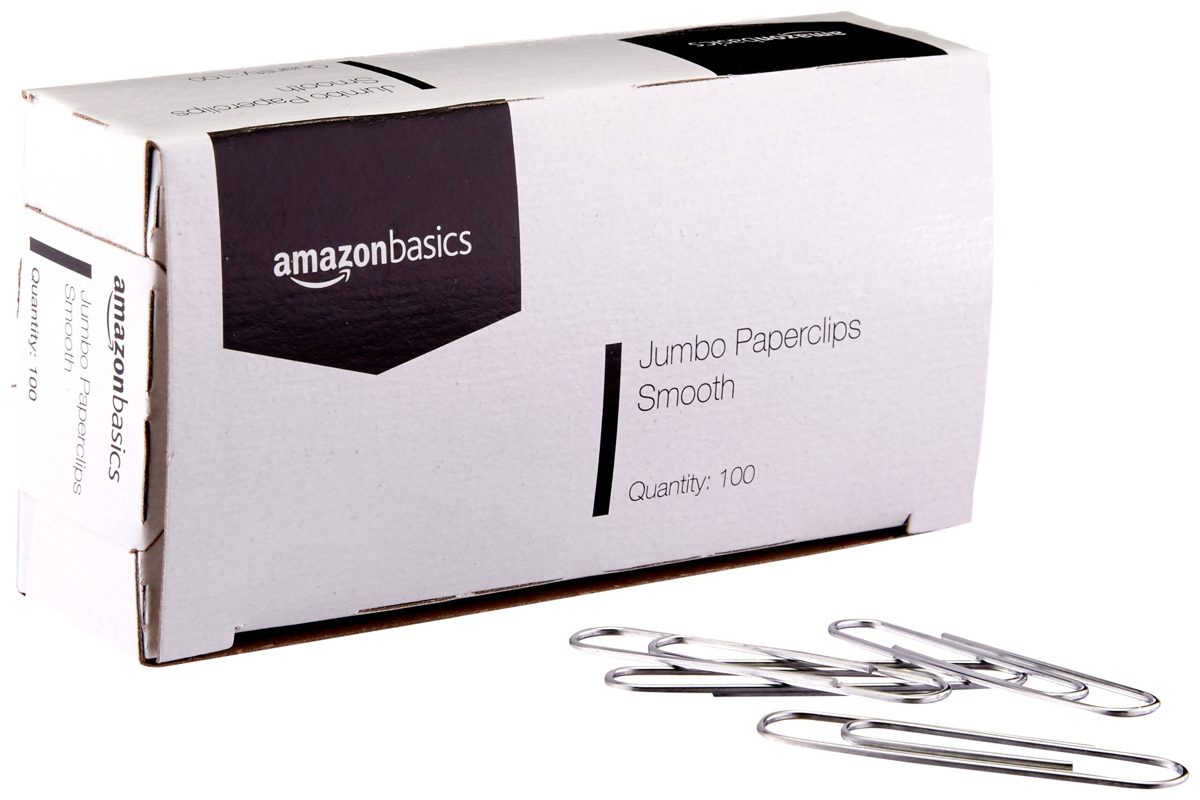 AmazonBasics Paper Clips No. 1