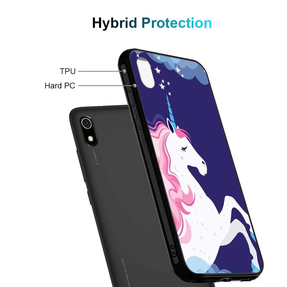 Amazon Brand - Solimo Designer Magical Unicorn Printed Hard Back Case Mobile Cover for Redmi 7A (D1927)