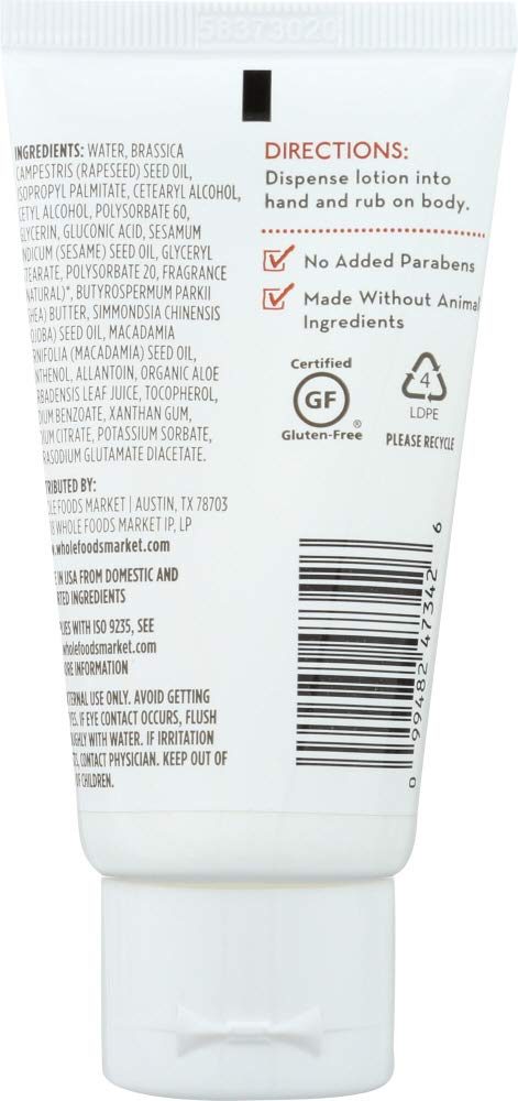 365 Everyday Value Vanilla Bourbon Maximum Moisture Lotion, 2 oz