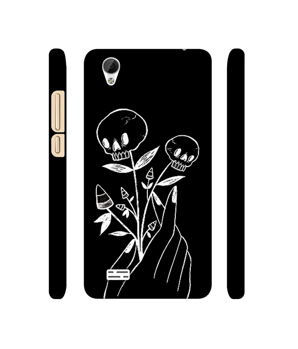 Amazon Brand - Solimo Designer Skull Flower 3D Printed Hard Back Case Mobile Cover for Vivo Y31