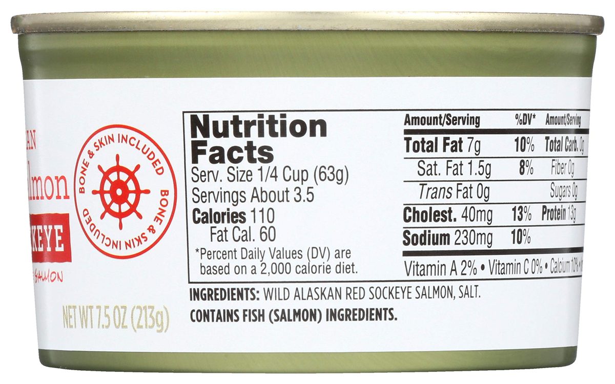 365 Everyday Value, Alaskan Wild Salmon, Red Sockeye, 7.5 oz