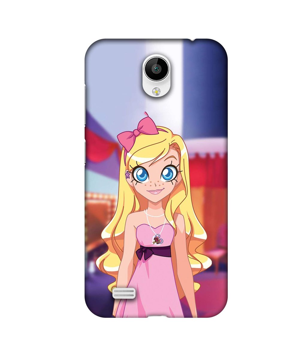 Amazon Brand - Solimo Designer Small Princess Vector 3D Printed Hard Back Case Mobile Cover for Vivo Y21L