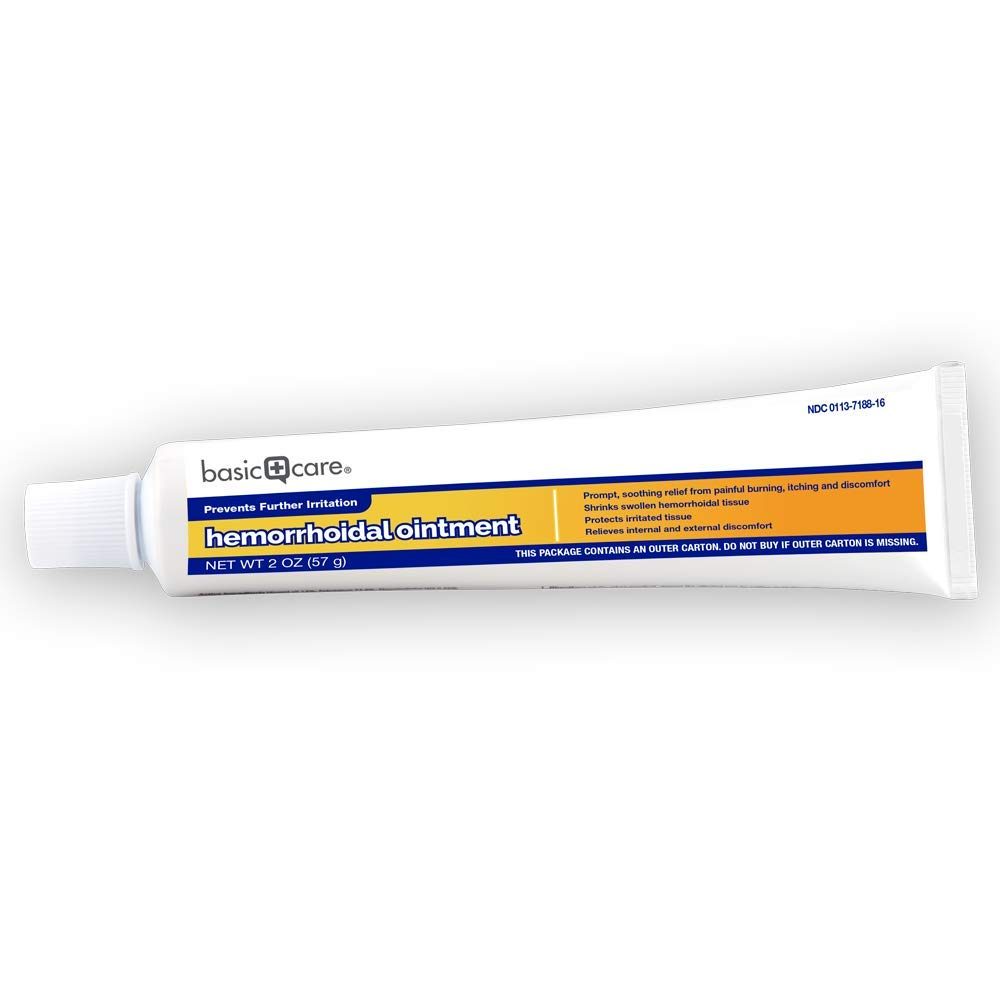 Basic Care Hemorrhoidal Ointment, 2 Oz